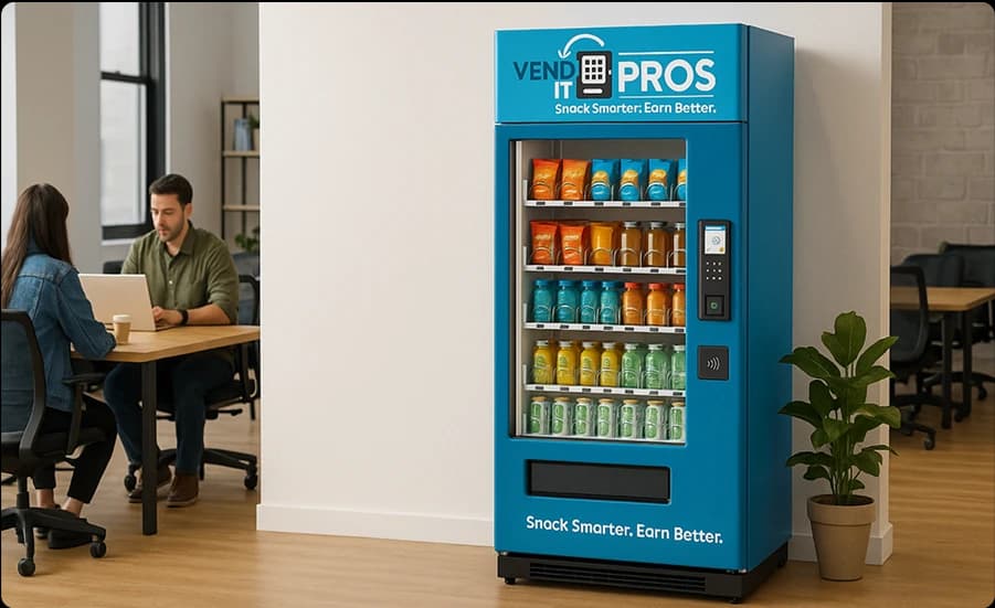 Vending machine in coworking space