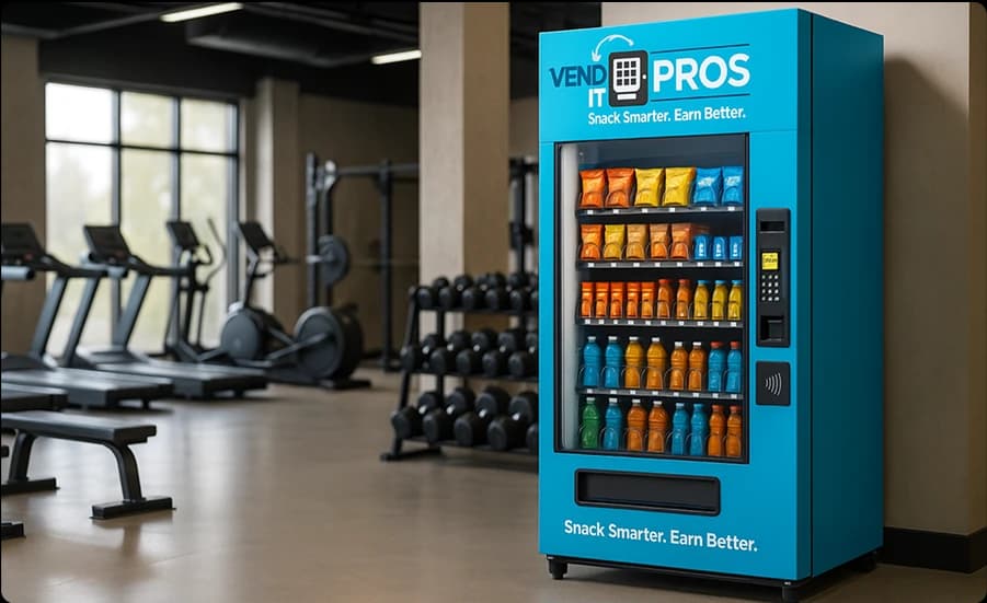 Vending machine in gym